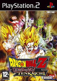 Portada oficial de Dragon Ball Z Budokai Tenkaichi para PS2