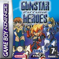 Portada oficial de Gunstar Future Heroes para Game Boy Advance
