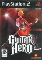 Portada oficial de de Guitar Hero para PS2