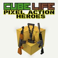 Portada oficial de Cube Life: Pixel Action Heroes  eShop para Wii U