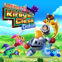Portada oficial de Team Kirby Clash Deluxe eShop para Nintendo 3DS