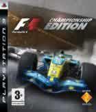 Portada oficial de de Formula One Championship Edition para PS3