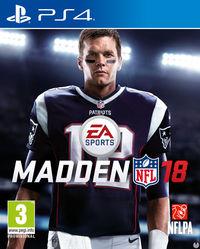 Portada oficial de Madden NFL 18 para PS4