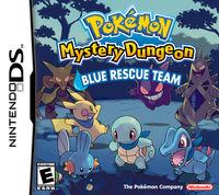 Portada oficial de Pokémon Mystery Dungeon: Blue Rescue Team para NDS