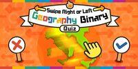 Portada oficial de Swipe Right or Left Geography Binary Quiz para Switch