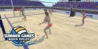 Portada oficial de Summer Games Beach Volley para Switch