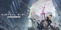 Portada oficial de VIRTUAL GIRL @ WORLD'S END para Switch