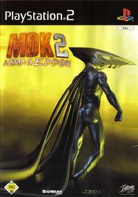 Portada oficial de MDK2 Armageddon para PS2