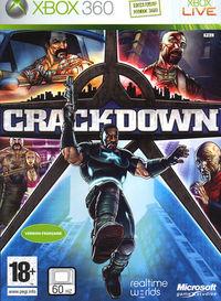 Portada oficial de Crackdown para Xbox 360