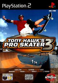 Portada oficial de Tony Hawk's Pro Skater 3 para PS2