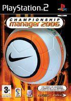 Portada oficial de de Championship Manager 2006 para PS2
