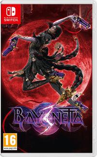 Portada oficial de Bayonetta 3 para Switch
