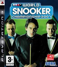 Portada oficial de World Snooker Championship 2007 para PS3