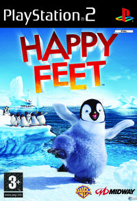Portada oficial de Happy Feet para PS2
