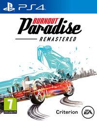 Portada oficial de Burnout Paradise Remastered para PS4