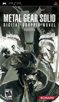 Portada oficial de Metal Gear Solid Digital Graphic Novel para PSP