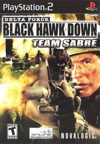 Portada oficial de Delta Force Black Hawk Down Team Sabre para PS2