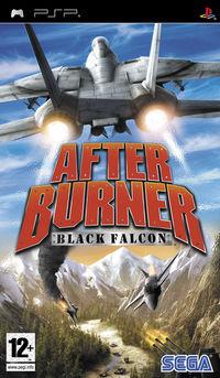 Portada oficial de After Burner: Black Falcon para PSP