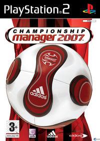 Portada oficial de Championship Manager 2007 para PS2
