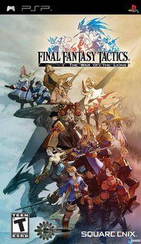 Portada oficial de Final Fantasy Tactics: The War of the Lions para PSP