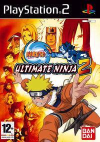 Portada oficial de Naruto: Ultimate Ninja 2 para PS2