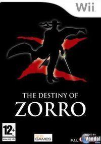 Portada oficial de The Destiny of Zorro para Wii