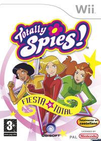 Portada oficial de Totally Spies! Fiesta Total para Wii