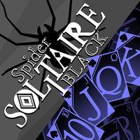 Portada oficial de Spider Solitaire BLACK para Switch