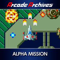 Portada oficial de Arcade Archives ALPHA MISSION para PS4