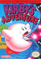 Portada oficial de de Kirby's Adventure NES CV para Wii