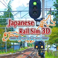 Portada oficial de Japanese Rail Sim 3D 5 types of trains eShop para Nintendo 3DS