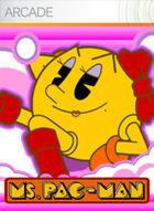 Portada oficial de de Ms. Pac-Man XBLA para Xbox 360