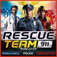 Portada oficial de Rescue Team 911 Simulator - Ambulance, Police, Firefighter para PS4