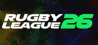 Portada oficial de Rugby League 26 para PC