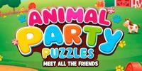 Portada oficial de Animal Party Puzzles: Meet All the Friends para Switch
