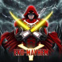 Portada oficial de Exo Mayhem: Open-World Supervillain Simulator para PS5