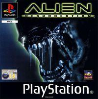 Portada oficial de Alien Resurrection para PS One
