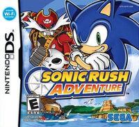 Portada oficial de Sonic Rush Adventure para NDS