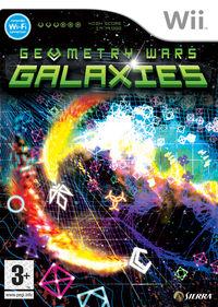 Portada oficial de Geometry Wars: Galaxies para Wii