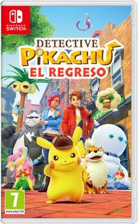 Portada oficial de Detective Pikachu: El regreso para Switch