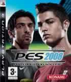 Portada oficial de de Pro Evolution Soccer 2008 para PS3