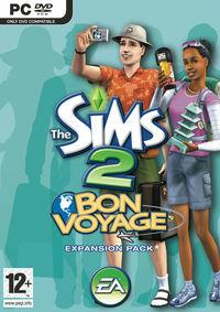 Portada oficial de Los Sims 2 Bon Voyage para PC