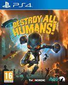 Portada oficial de de Destroy All Humans! Remake para PS4