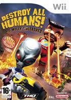 Portada oficial de de Destroy All Humans! Big Willy Unleashed para Wii