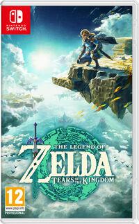 Portada oficial de The Legend of Zelda: Tears of the Kingdom para Switch