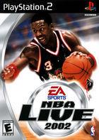 Portada oficial de de NBA Live 2002 para PS2