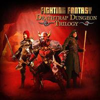 Portada oficial de Deathtrap Dungeon Trilogy para Switch