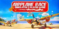 Portada oficial de Airplane Race Simulator - 2 Player Game para Switch