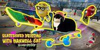 Portada oficial de Skateboard Drifting with Maxwell Cat: The Game Simulator para Switch