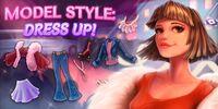 Portada oficial de Model Style: Dress Up! para Switch